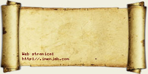 Mića Trnjaković vizit kartica